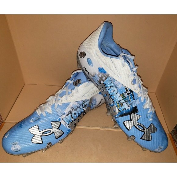 UNDER ARMOUR JACKPOT SAMPLE FOOTBALL CLEATS 3025967-401 MEN\'S SIZE 14 NEW main image 6